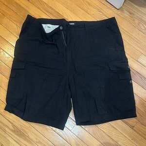 Men's Black Cargo Shorts